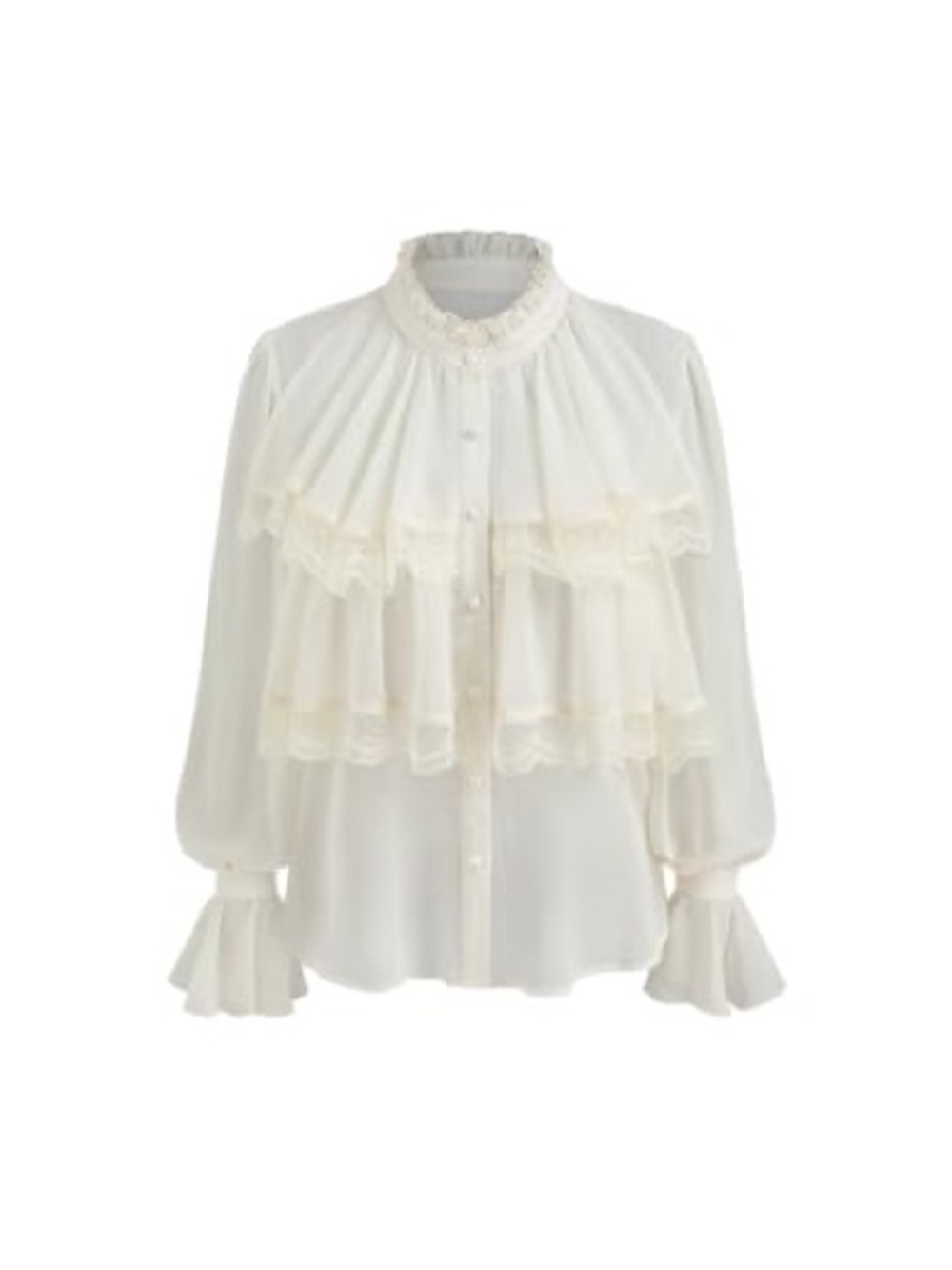NWT Cider Button-Front Blouse